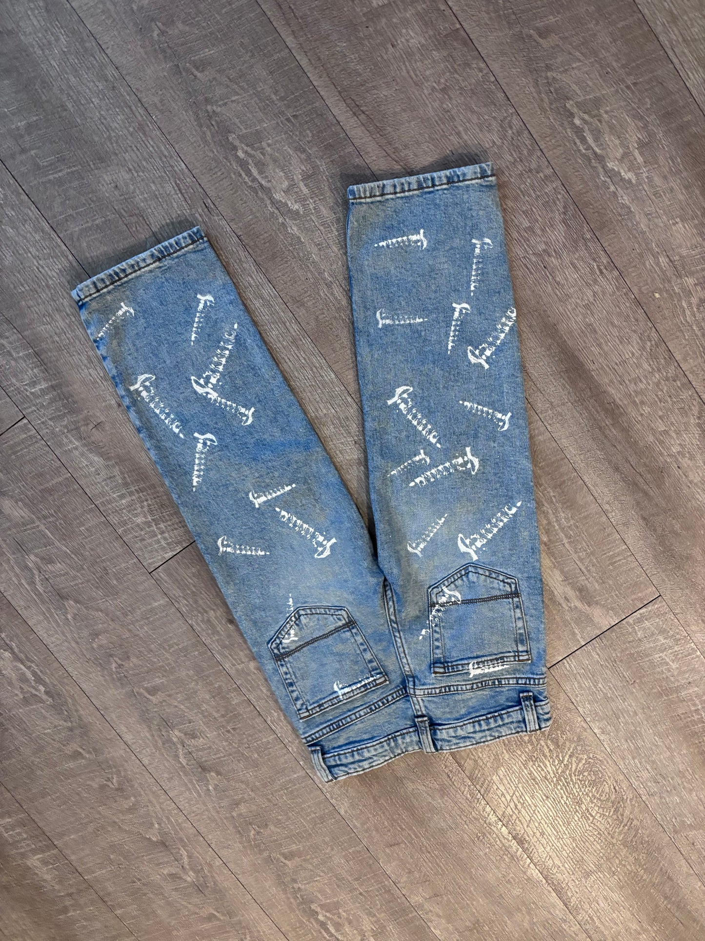 SCREW ALL OVER KIDS JEANS