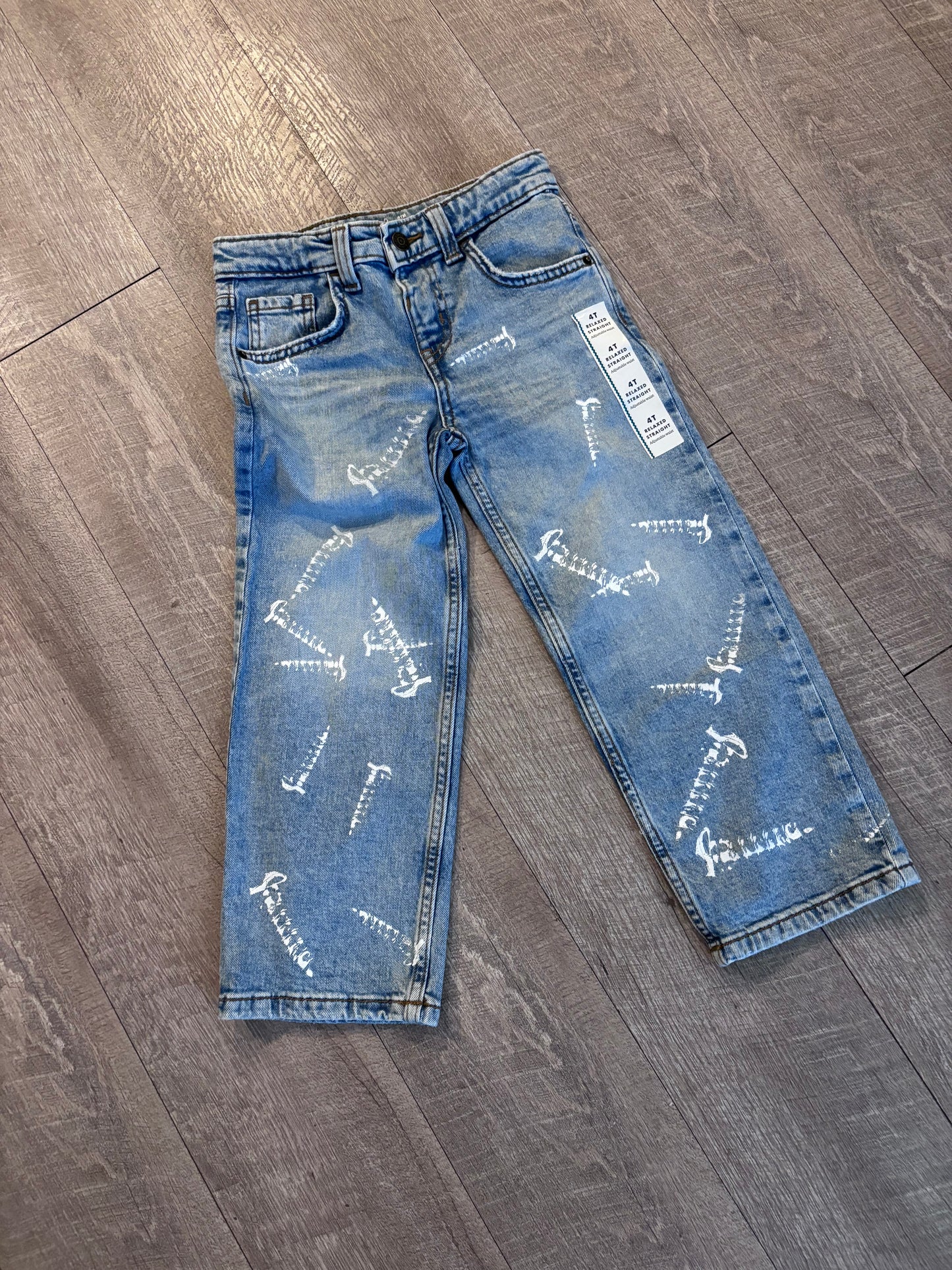 SCREW ALL OVER KIDS JEANS
